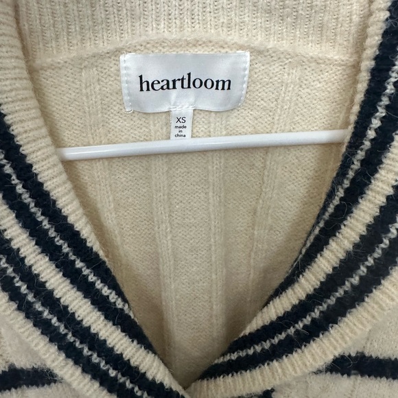 Heartloom Cream and Black Cable Knit Cardigan - Picture 6 of 9
